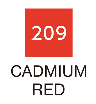 RB-6000AT/209 - Kuretake / ZIG - (209)Cadmium Red - Clean Color Real Brush - Detail 1