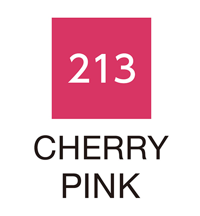 RB-6000AT/213 - Kuretake / ZIG - (213)Cherry Pink - Clean Color Real Brush - Detail 1