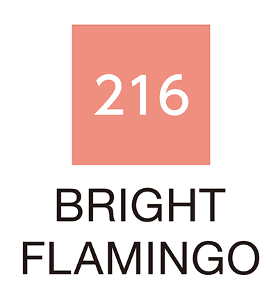 RB-6000AT/216 - Kuretake / ZIG - (216)Bright Flamingo - Clean Color Real Brush - Detail 1