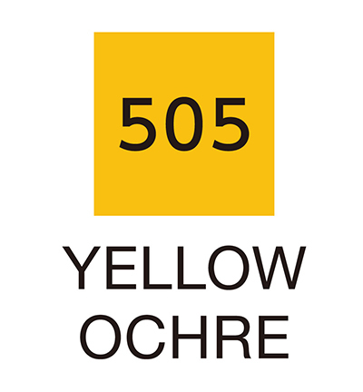 RB-6000AT/505 - Kuretake / ZIG - (505)Yellow Ochre - Clean Color Real Brush - Detail 1 RB-6000AT/505 - Kuretake / ZIG - (505)Yellow Ochre - Clean Color Real Brush - Detail 1