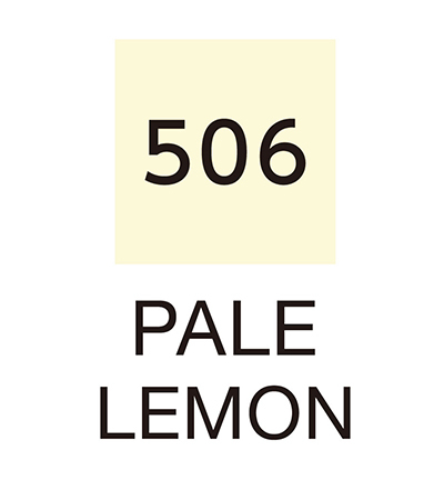 RB-6000AT/506 - Kuretake / ZIG - (506)Pale Lemon - Clean Color Real Brush - Detail 1