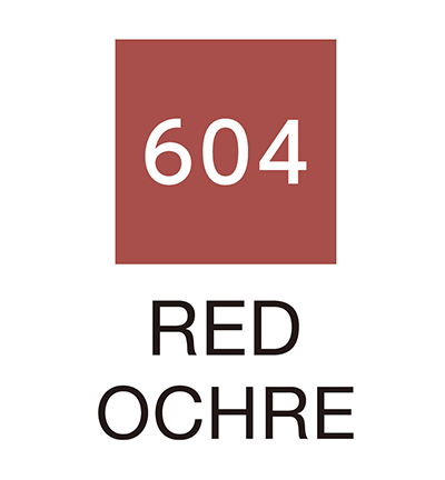 RB-6000AT/604 - Kuretake / ZIG - (604)Red Ochre - Clean Color Real Brush - Detail 1