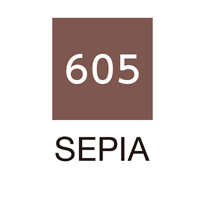 RB-6000AT/605 - Kuretake / ZIG - (605)Sepia - Clean Color Real Brush - Detail 1