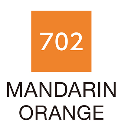 RB-6000AT/702 - Kuretake / ZIG - (702)Mandarin Orange - Clean Color Real Brush - Detail 1