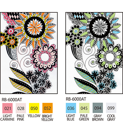 KLST-001 - Kuretake / ZIG - Kaleidolines Starter set - Zig Kaleidolines Set - Detail 5