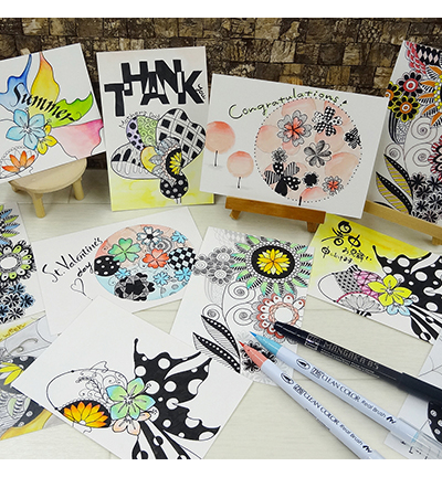 KLST-001 - Kuretake / ZIG - Kaleidolines Starter set - Zig Kaleidolines Set - Detail 7