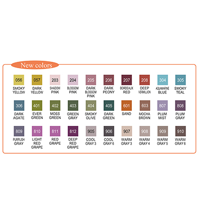 RB-6000AT/DP120 - Kuretake / ZIG - Clean Color Real Brush, 120pcs. Display set - Clean colors Sets - Detail 1