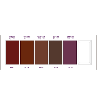 MC20GN/5V - Kuretake / ZIG - Granulating Colors, 5 Colors set - Gansai Tambi Sets - Detail 2