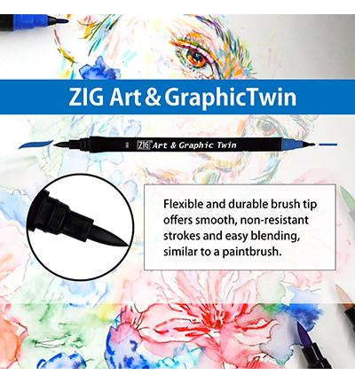 HAC-2 - Kuretake / ZIG - Watercolor with Johannes Vermeer - Historic Art Collection - Detail 5