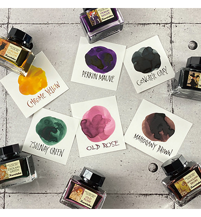 ECF160-538 - Kuretake / ZIG - Perkin Mauve - Art Nouveau Color Ink - Detail 1