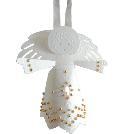 CR1232 - Marianne Design - Angel with heart - Armour - Detail 2