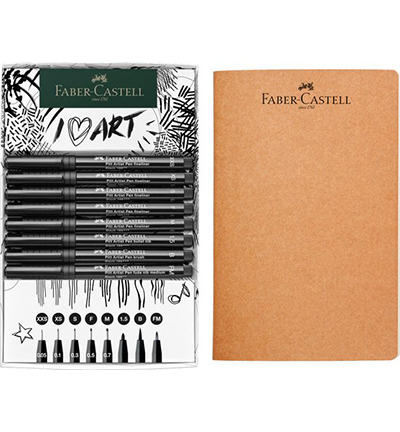 FC-267102 - Faber Castell - Tekenset FC Pitt Artist Pen Assorti - PITT artist Etuis - Detail 1