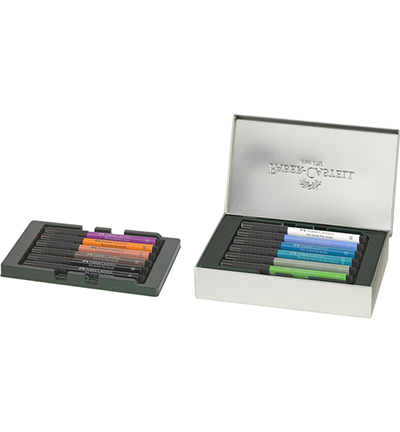 FC-267135 - Faber Castell - Tekenstift FC Pitt Artist Pen Brush New York - PITT artist pen Brush etuis - Detail 2 FC-267135 - Faber Castell - Tekenstift FC Pitt Artist Pen Brush New York - PITT artist pen Brush etuis - Detail 2