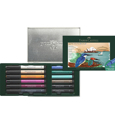 FC-267138 - Faber Castell - Tekenstift FC Pitt Artist Pen Brush Sydney - PITT artist pen Brush etuis - Detail 1 FC-267138 - Faber Castell - Tekenstift FC Pitt Artist Pen Brush Sydney - PITT artist pen Brush etuis - Detail 1