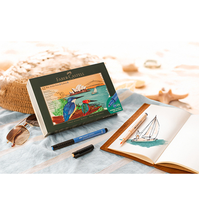 FC-267138 - Faber Castell - Tekenstift FC Pitt Artist Pen Brush Sydney - PITT artist pen Brush etuis - Detail 4 FC-267138 - Faber Castell - Tekenstift FC Pitt Artist Pen Brush Sydney - PITT artist pen Brush etuis - Detail 4