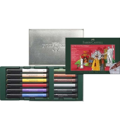 FC-267182 - Faber Castell - Feutre FC Pitt Artist Pen Brush Milan - Handlettering & bullet journal - Detail 2 FC-267182 - Faber Castell - Feutre FC Pitt Artist Pen Brush Milan - Handlettering & bullet journal - Detail 2