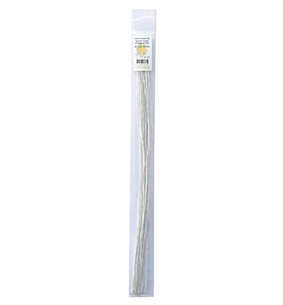 27.4759 - Leane Creatief - Flower Foam paper wrapped wire, White -  - Detail 1