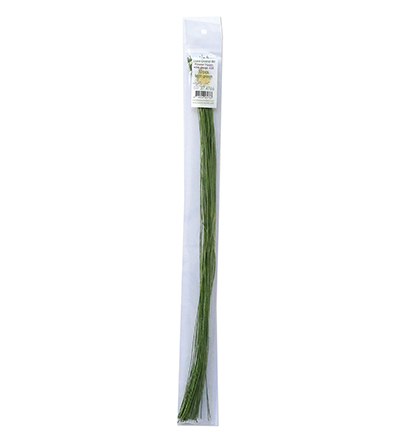27.4766 - Leane Creatief - Flower Foam paper wrapped wire, Light green -  - Detail 1
