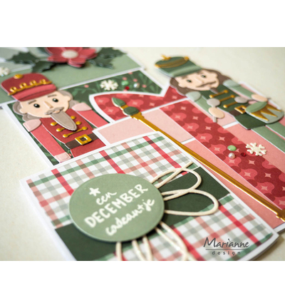 COL1578 - Marianne Design - Nutcrackers by Marleen - Noël, hiver - Detail 5