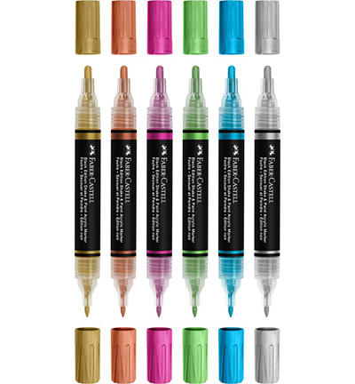 FC-285517 - Faber Castell - FC Black Edition Shake & Paint, Metallic kleuren - FC Black Edition Shake & Paint - Detail 2