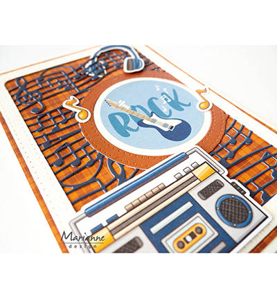 CS1174 - Marianne Design - Music Swirl - Musique - Detail 4