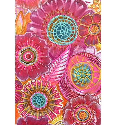 ABM-26-MASK386 - Art by Marlene - Labyrinth Art by Marlene nr. 386 - Cercles - Detail 2 ABM-26-MASK386 - Art by Marlene - Labyrinth Art by Marlene nr. 386 - Cercles - Detail 2