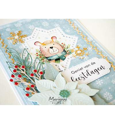 CR1702 - Marianne Design - Open Star set - Noël, hiver - Detail 3