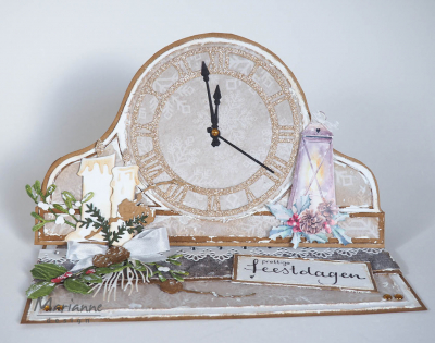 PS8049 - Marianne Design - Pendule - Pochoirs - Detail 1 PS8049 - Marianne Design - Pendule - Pochoirs - Detail 1