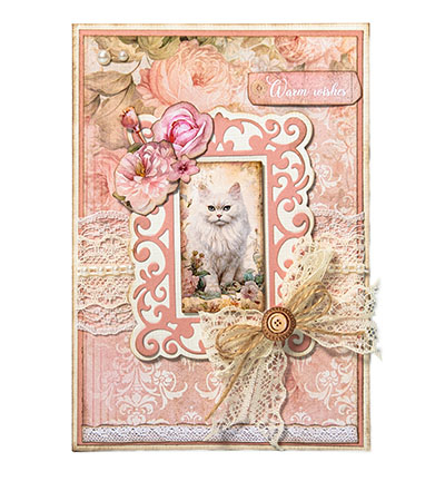 SL-ACS-CD999 - StudioLight - Macaron mini-frame A Cat's Secret nr.999 - Cadre / border - Detail 1
