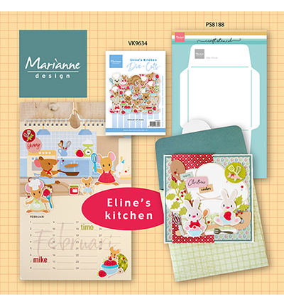 VK9634 - Marianne Design - Eline's Kitchen - Die Cuts - Detail 2