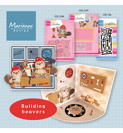 COL1590 - Marianne Design - Eline's animals - Bever - Collectables - Detail 1