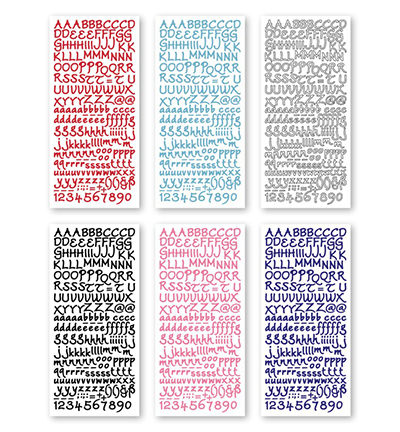 3.9993 - JeJe - ABC stickers - Peel-off Stickersets 6-pack - Detail 1