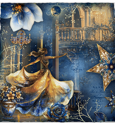 SL-ES-CPP410 - StudioLight - Moonlit Ballroom Essentials nr. 410 - Collage Paper Pad - Detail 1