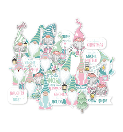 3009-0131 - Bella Lulu - Stansplaatjes, Gnome Landscapes - Bella Lula, Die-Cut images - Detail 4