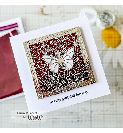 W216-REBU41 - Wow! - Deepest Darkest Crimson - Fabulous Foil - Detail 3