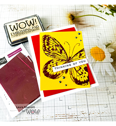 W216-REBU41 - Wow! - Deepest Darkest Crimson - Fabulous Foil - Detail 4