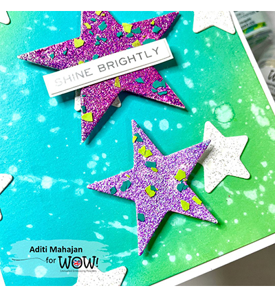 MMA003 - Wow! - Harlequin - Additifs mixed media - Detail 2