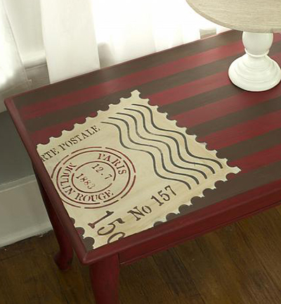 ADS13-A - DecoArt - Postcard from Paris - Textes - Detail 1