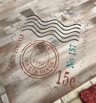 ADS13-A - DecoArt - Postcard from Paris - Textes - Detail 3