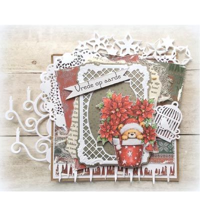 6002/0633 - Joy!Crafts - Gabarit bord chandelier - Noël, hiver - Detail 1