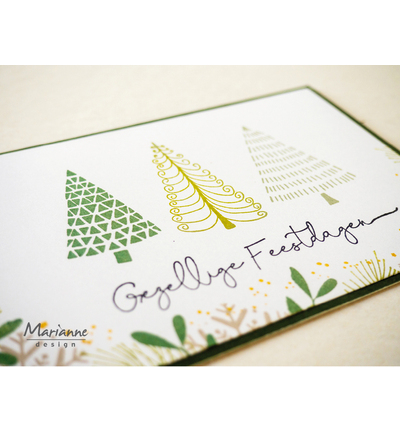 CS1144 - Marianne Design - Silhouette Art - Pine - Silhouette  - Detail 4