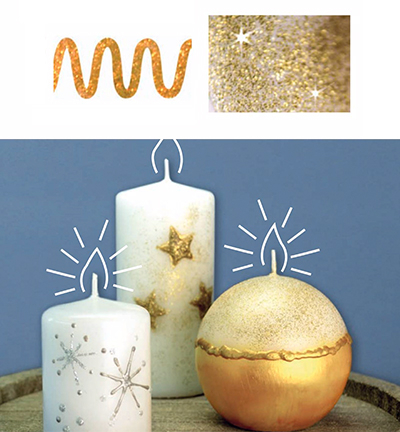 318091101 - ViVa Decor - Gold-Glitter - Paillettes - Detail 1 318091101 - ViVa Decor - Gold-Glitter - Paillettes - Detail 1
