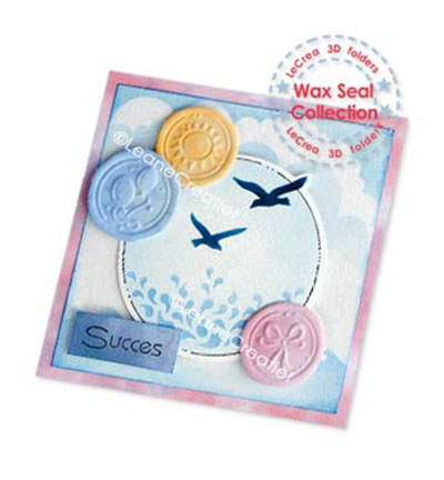 359.075 - Leane Creatief - Wax Seal collection Party & Été - Gabarit de Gaufrage - Detail 1
