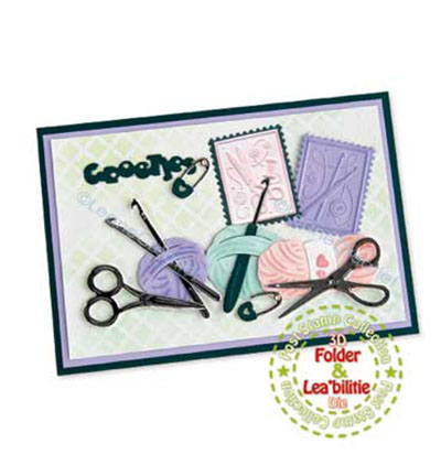 35.9402 - Leane Creatief - 3D Gabarit de gaufrage Timbres & matrice, Loisirs - Gabarit de Gaufrage - Detail 1