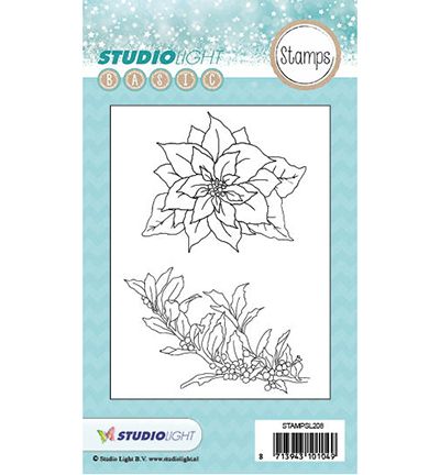 STAMPSL208 - StudioLight - Basics nr.208 - Fleurs - Detail 1