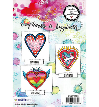 STAMPBM23 - StudioLight - Hearts, Art By Marlene 2.0, nr.23 - Amour, amitie - Detail 1