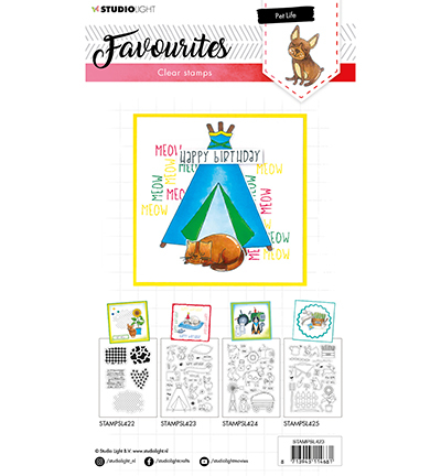 STAMPSL423 - StudioLight - Stamp Favourites nr. 423 - Animaux - Detail 1