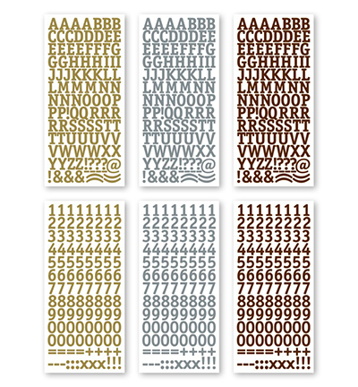 3.9855 - JeJe - Alphabet & Numbers - Sets peel-off & multipacks - Detail 1