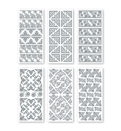 3.9881 - JeJe - Corners - Peel-off Stickersets 6-pack - Detail 1