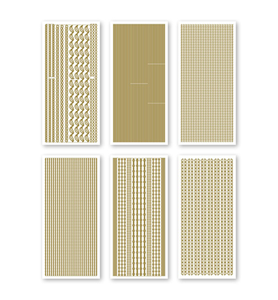 3.9890 - JeJe - Borders - Peel-off Stickersets 6-pack - Detail 1